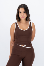 Cargar imagen en el visor de la galería, Align Milk Chocolate Tank Top