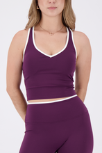 Cargar imagen en el visor de la galería, Aura Wine Plum Tank Top
