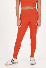 Cargar imagen en el visor de la galería, Solid  Tangerine Orange Leggings