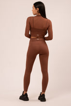 Cargar imagen en el visor de la galería, Posh brown Leggings