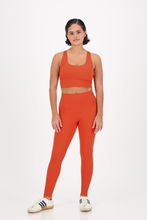 Cargar imagen en el visor de la galería, Solid  Tangerine Orange Leggings