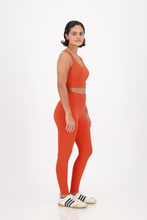 Cargar imagen en el visor de la galería, Solid  Tangerine Orange Leggings