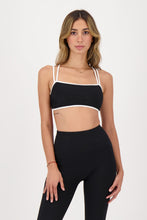 Cargar imagen en el visor de la galería, Ribbed Black Top