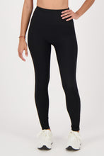 Cargar imagen en el visor de la galería, Ribbed Black Leggings