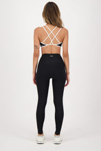 Cargar imagen en el visor de la galería, Ribbed Black Leggings