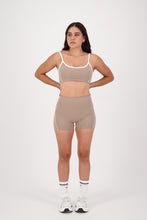 Cargar imagen en el visor de la galería, Contrast Taupe Brown Top
