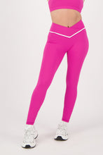 Cargar imagen en el visor de la galería, Compact Electric Pink Leggings