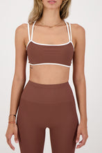 Cargar imagen en el visor de la galería, Ribbed Chai Brown Top