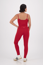 Cargar imagen en el visor de la galería, Reset Sangria Red Leggings