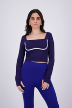 Cargar imagen en el visor de la galería, Above Navy Blue Long Sleeve