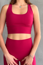 Cargar imagen en el visor de la galería, Solid  Raspberry Pink Leggings