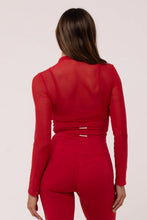 Cargar imagen en el visor de la galería, Posh Carmine Red Long Sleeve
