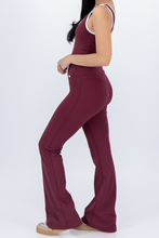 Cargar imagen en el visor de la galería, Align Deep Wine Flare Pants