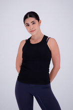 Cargar imagen en el visor de la galería, Black Texture Tank