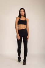 Cargar imagen en el visor de la galería, Blossom Black Leggings
