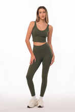Cargar imagen en el visor de la galería, Daylight Green Olive Leggings