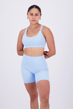 Cargar imagen en el visor de la galería, Solid Cross Light Blue Top