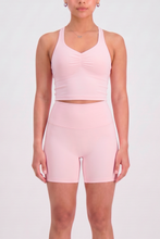 Cargar imagen en el visor de la galería, Solid Scrunch Milkshake Tank Pink Top