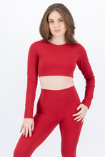 Cargar imagen en el visor de la galería, Rush Rouge Red Long Sleeve