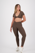 Cargar imagen en el visor de la galería, Ribbon Cedar Brown Top