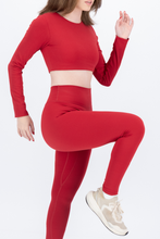 Cargar imagen en el visor de la galería, Rush Rouge Red Long Sleeve
