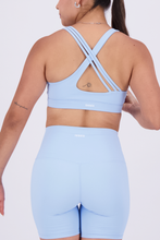 Cargar imagen en el visor de la galería, Solid Cross Light Blue Top