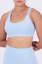 Cargar imagen en el visor de la galería, Solid Cross Light Blue Top