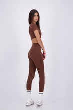 Cargar imagen en el visor de la galería, Rush Caramel Brown Leggings