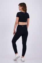 Cargar imagen en el visor de la galería, Rush Black Leggings