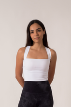 Cargar imagen en el visor de la galería, Cross Back White 2.0 Ways Top