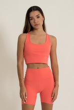 Cargar imagen en el visor de la galería, Solid Coral Sunrise Top