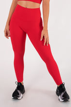 Cargar imagen en el visor de la galería, Solid Leggings Cherry Red