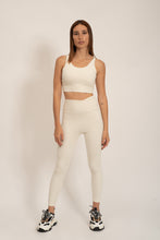 Cargar imagen en el visor de la galería, Track Ivory Cream Leggings