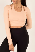 Cargar imagen en el visor de la galería, Long Sleeve Peach Shirt