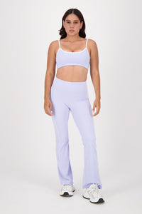 Contrast Periwinkle Blue Flare Pants