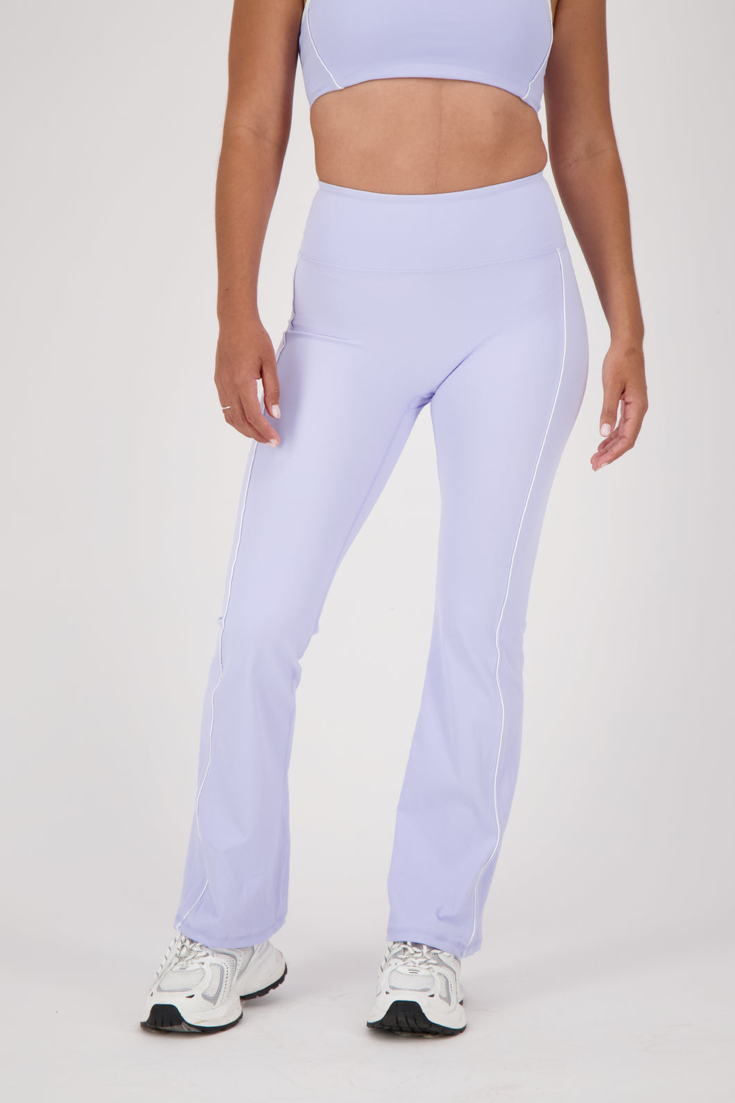 Contrast Periwinkle Blue Flare Pants