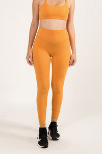 Blossom Apricot Orange Leggings