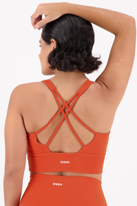 Solid Tangerine Orange Top