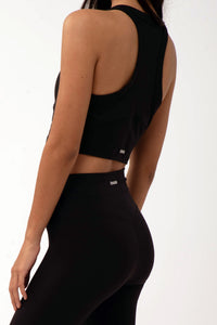 Balance Black Tank Top