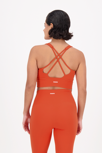 Solid Tangerine Orange Top