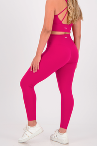 Solid  Raspberry Pink Leggings