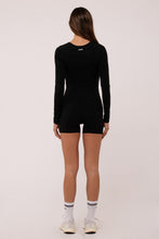 Cargar imagen en el visor de la galería, Long Sleeve Black Onesie
