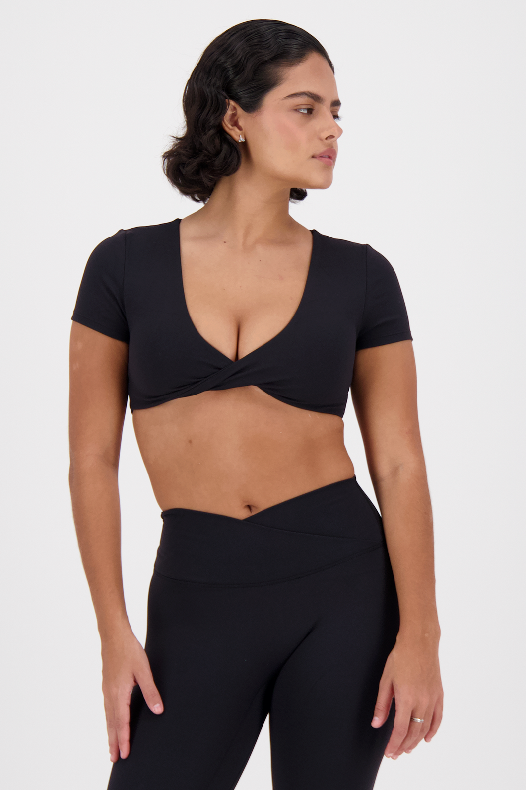 Ribbon Coal Black Top