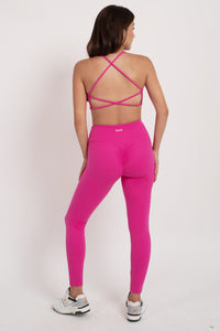 Scrunch Magenta Leggings