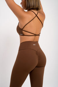 Scrunch Chocolate Leggings