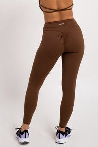 Scrunch Chocolate Leggings