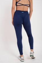 Cargar imagen en el visor de la galería, Scrunch Space Blue Leggings
