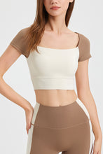 Cargar imagen en el visor de la galería, Contrast Nude Shirt Top
