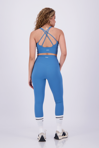 Solid Silk Blue Top