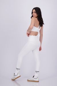 Wave Pearl White Leggings